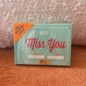 Why I Miss You Book, New
